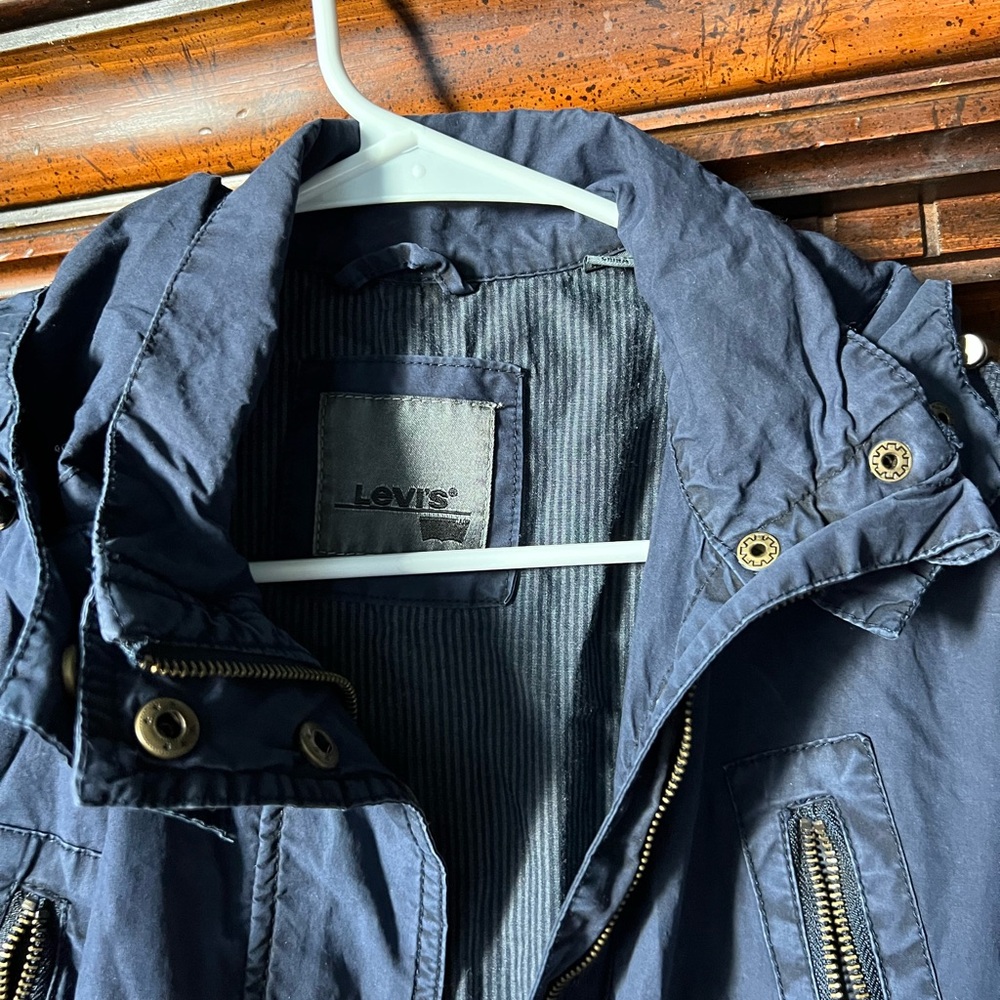 Levi's Navy Utility Jacket - Picture 10 of 16